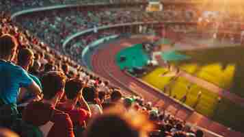 Foto gratuita portrait of athlete competing in the olympic games tournament