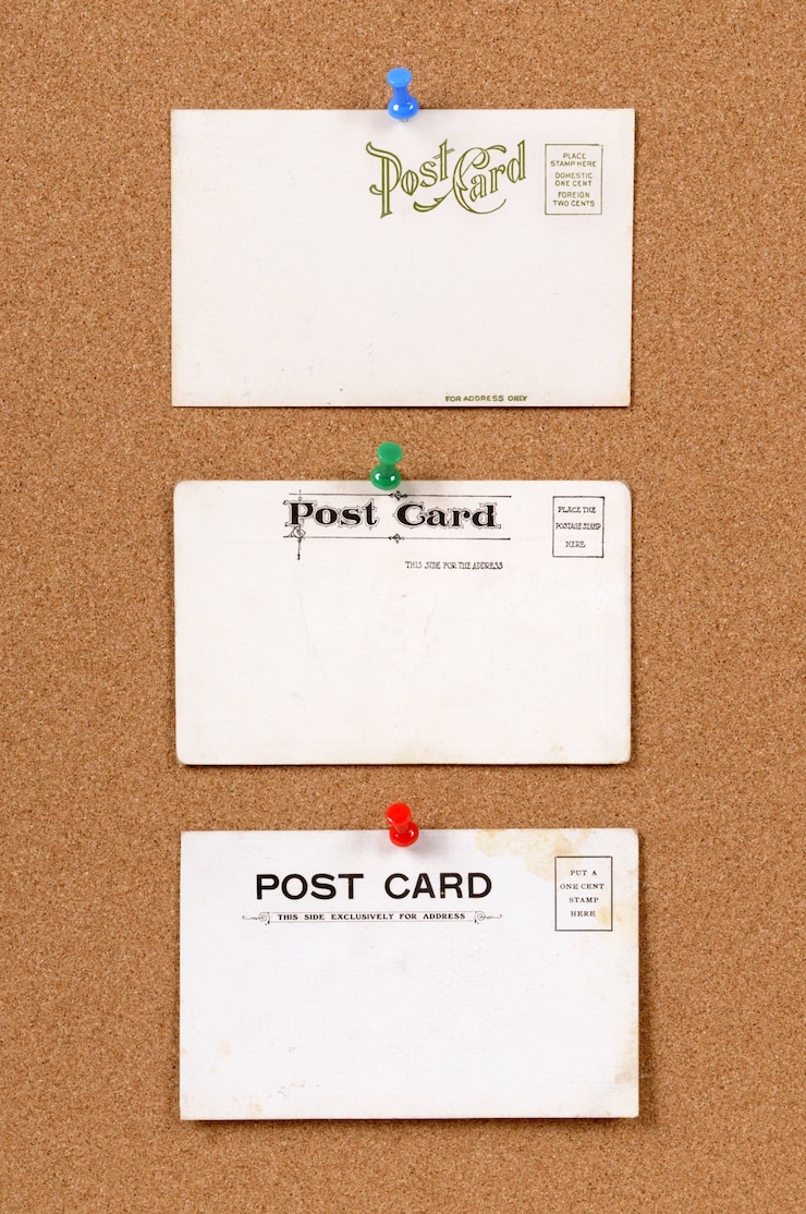 Foto gratuito postales antiguas