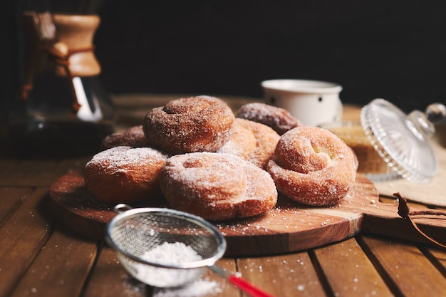 Foto gratuita postre con azúcar