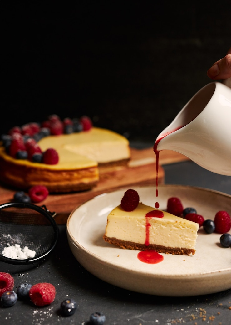 Foto gratuito postre en la mesa