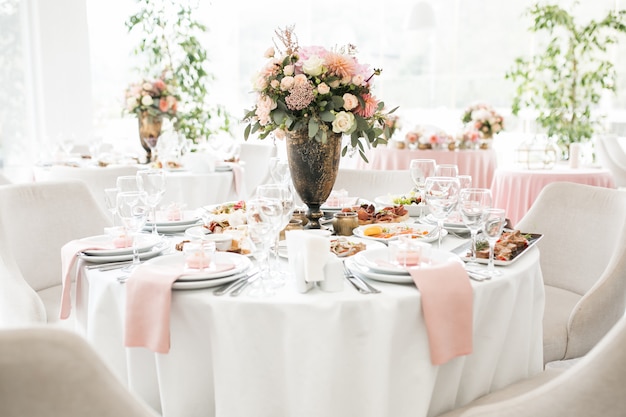 Postres de mesa de boda