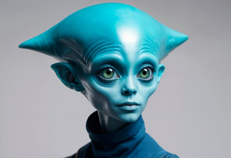 Photo Gratis potret makhluk luar angkasa atau alien