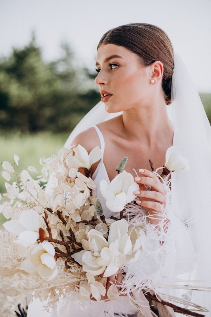 Foto gratuito preparación de la mañana de la joven novia para ser
