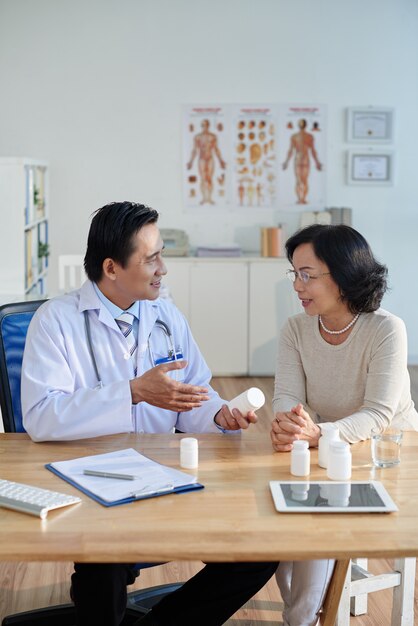 Prescripción de medicamentos al paciente