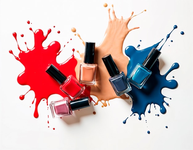 Presentación de maquillaje y cosméticos