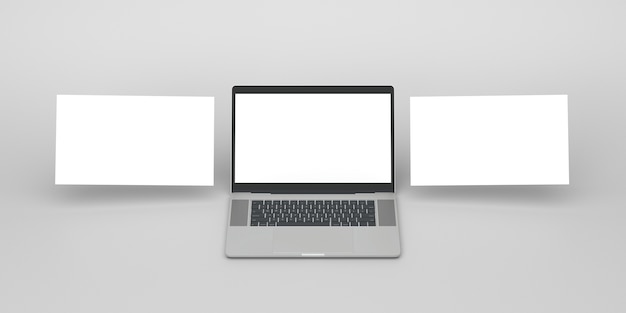 Presentación del sitio web con un dispositivo portátil