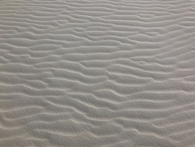 Primer plano de la arena barrida por el viento en el desierto de Nuevo México - perfecto para el fondo