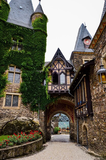 Primer plano de las calles de Cochem en Alemania