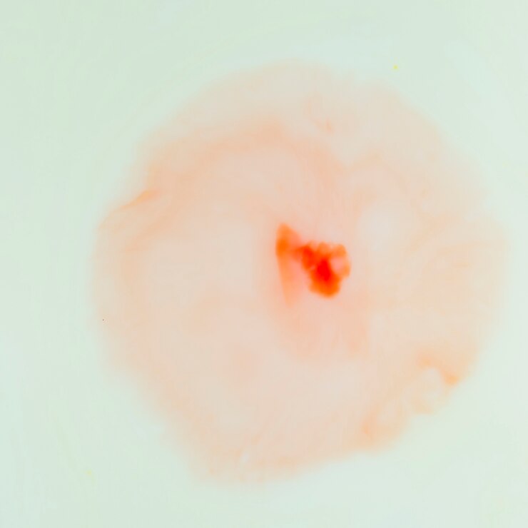 Foto gratuito primer plano del círculo rosa pálido