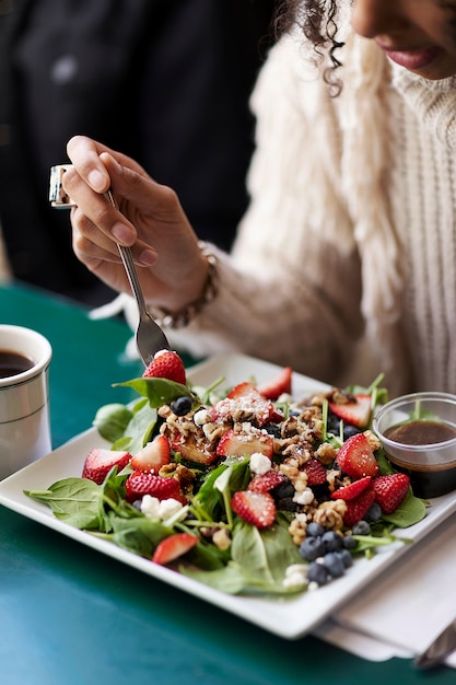 Primer plano de comida deliciosa