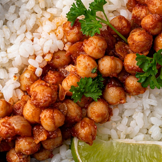 Foto gratuita primer plano de deliciosa comida brasileña