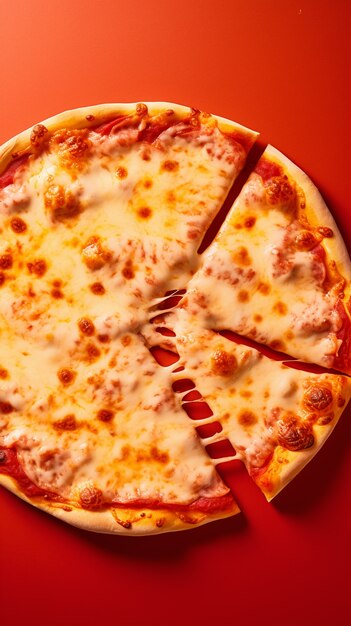 Primer plano de una deliciosa pizza