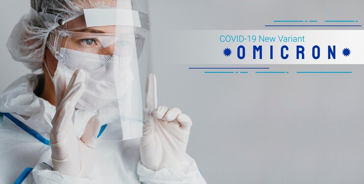 Foto gratuito primer plano del doctor luchando contra omicron