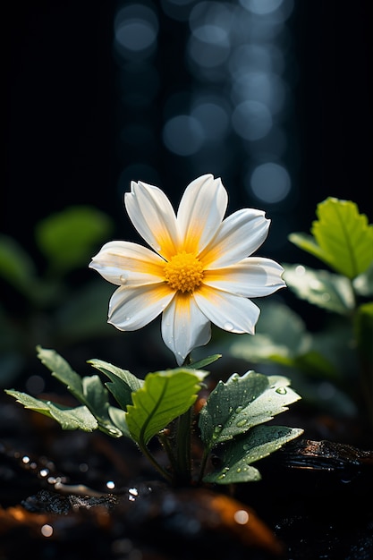 Foto gratuita un primer plano de las flores delicadas