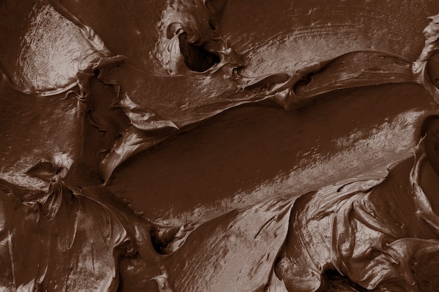 Primer plano de fondo de textura de glaseado marrón