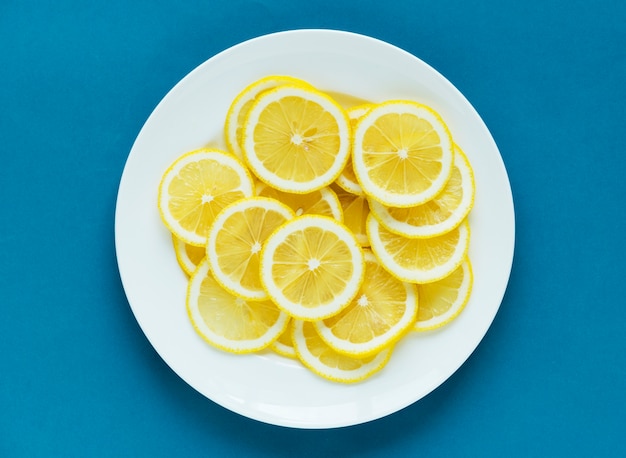 Primer plano de fondo con textura de limón