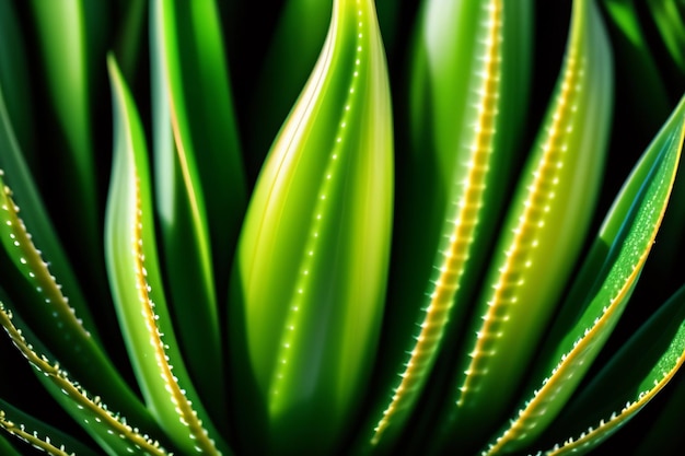 Foto gratuita un primer plano de un montón de plantas de aloe vera