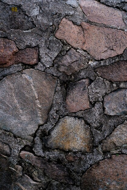 Primer plano de un muro de piedra