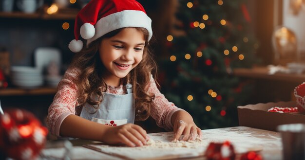 Un primer plano de los niños cocinando.