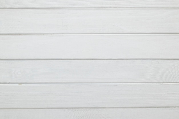 Primer plano de una pared de madera pintada de blanco