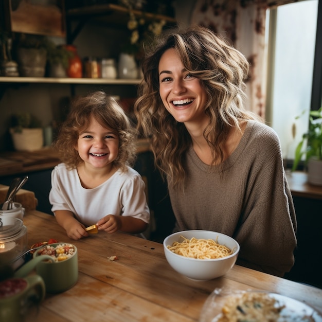 Un primer plano de una persona cocinando
