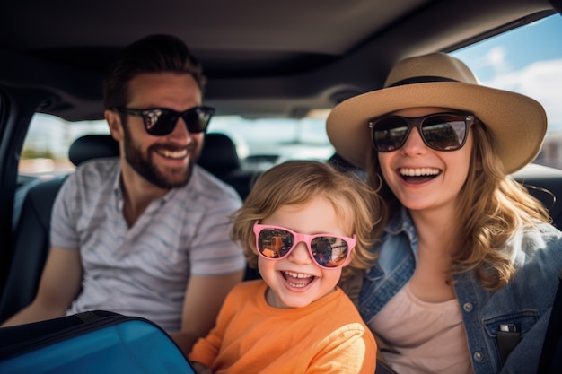 Un primer plano de las personas que viajan en autobús