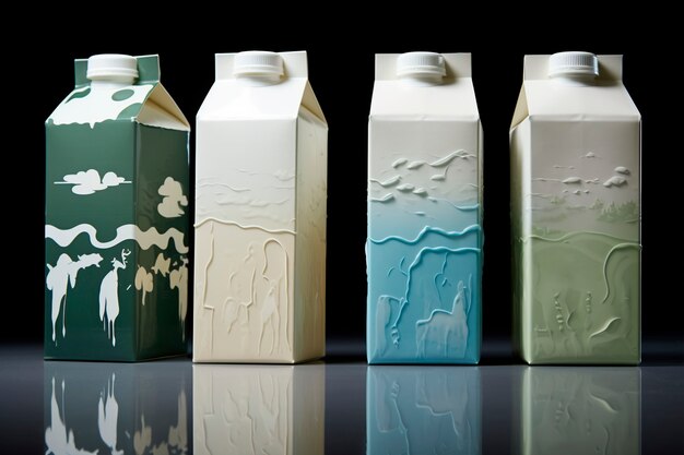 Un primer plano de un refresco futurista