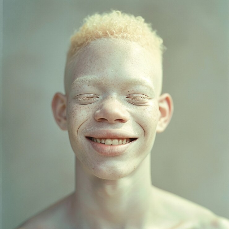 Un primer plano en el retrato de una persona emocionada