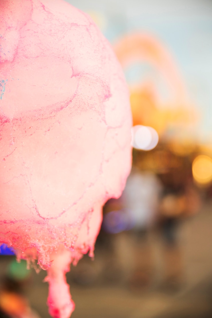 Foto gratuito primer plano de la seda rosa caramelo