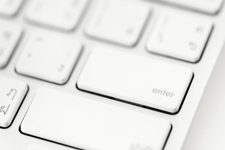 Foto gratuito primer plano del teclado de la computadora