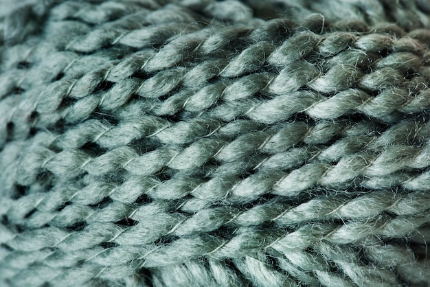 Primer plano de tela de lana