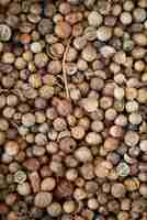 Foto gratuita primer plano de textura de grano de pimienta