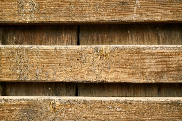 Primer plano de valla de madera