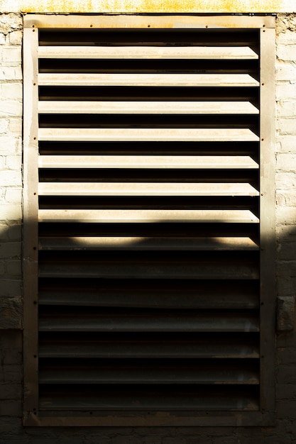 Foto gratuita primer plano de ventilación de aire antiguo