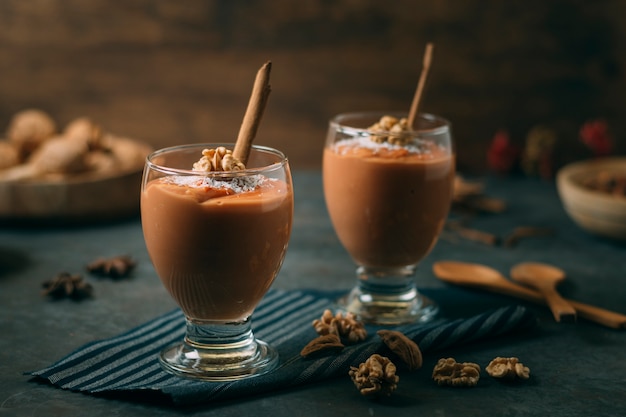 Primer postre de invierno con canela