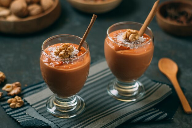 Primer postre de invierno con canela