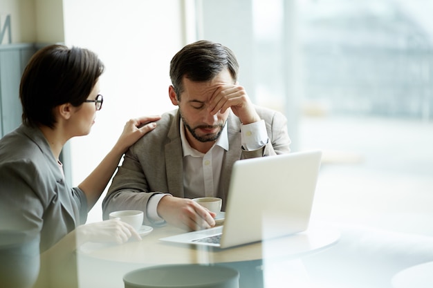 Foto gratuita problemas de negocios