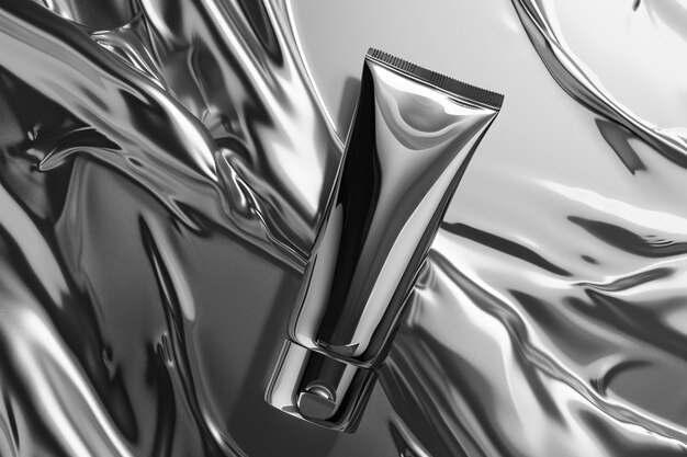 Producto de belleza en blanco y negro