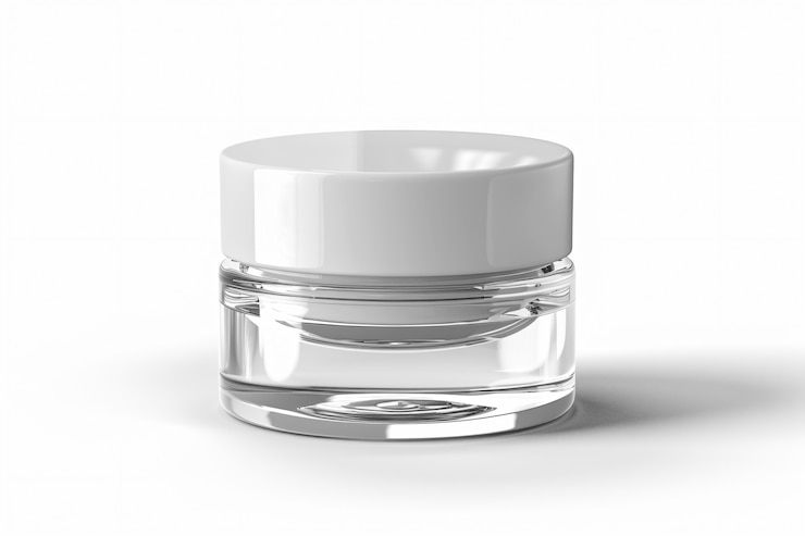 Foto gratuito producto de belleza en blanco y negro