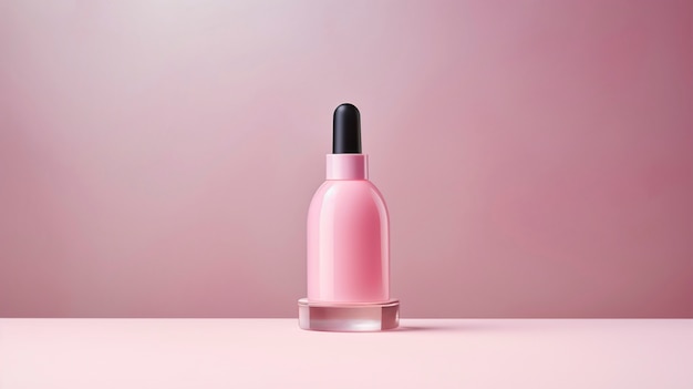 Foto gratuita producto cosmético de belleza y cuidado con tonos rosados