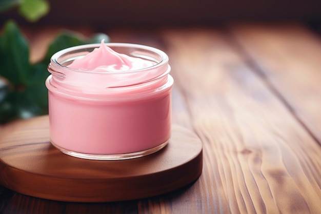 Foto gratuita producto hidratante para el cuidado de la belleza con tonos rosados