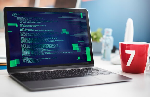 Programación PHP Codificación HTML Concepto del ciberespacio