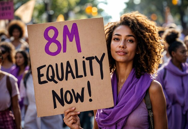 Protesta por la igualdad de las mujeres