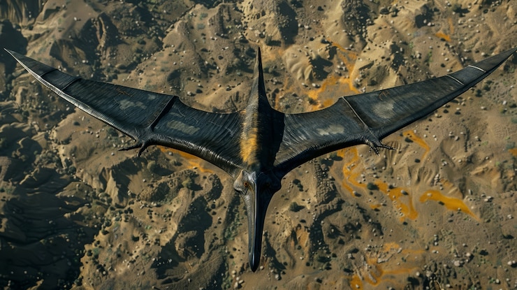 Photo Gratis pterodactylus di lingkungan alami
