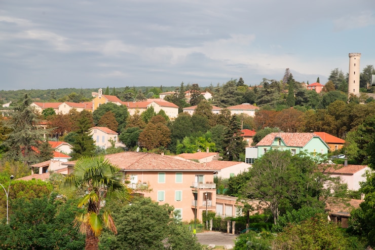 Foto gratuito pueblo paisaje