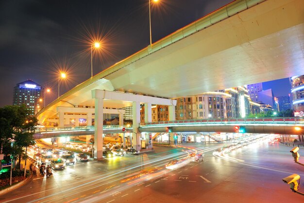 Puente de la autopista en Shanghái