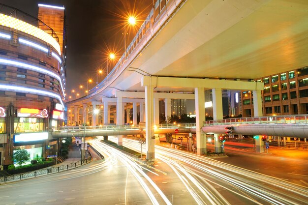 Puente de la autopista en Shanghái