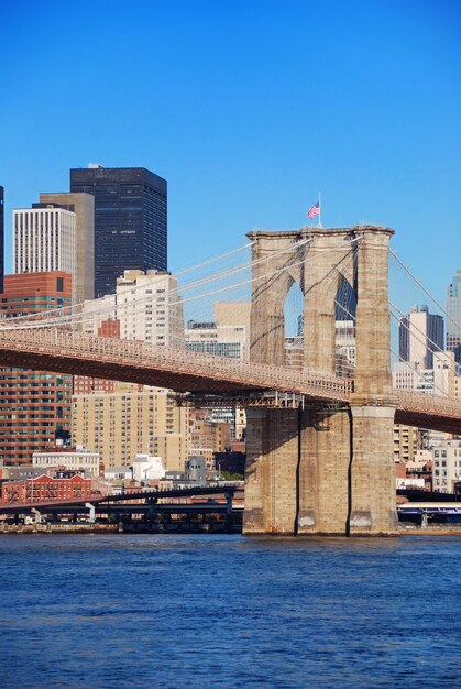 Puente de Brooklyn de la ciudad de Nueva York