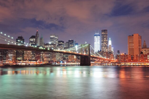 Puente de Brooklyn de la ciudad de Nueva York