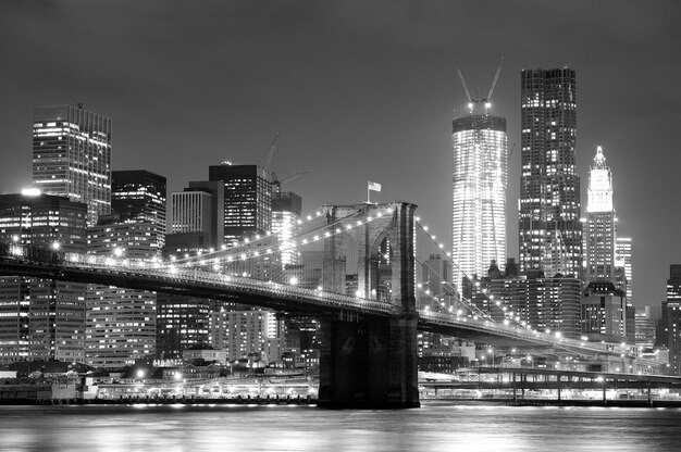 Puente de Brooklyn de la ciudad de Nueva York